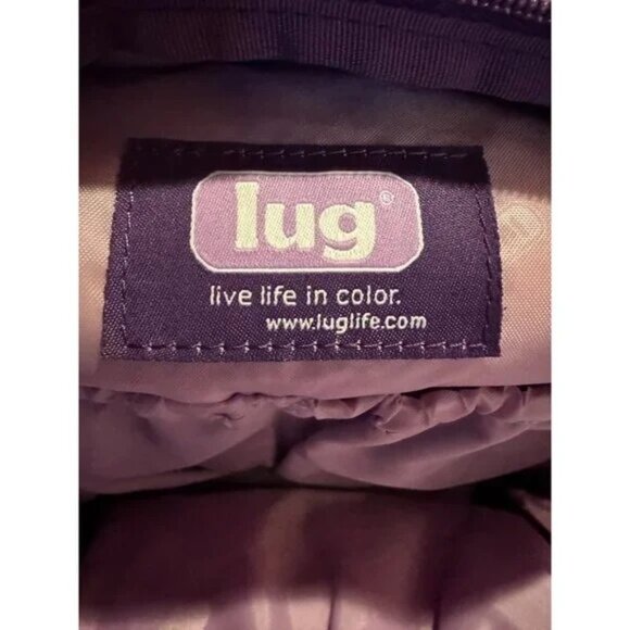 Lug Plum Purple Backpack With Adjustable Straps & Multiple Pockets For Women - Picture 6 of 13